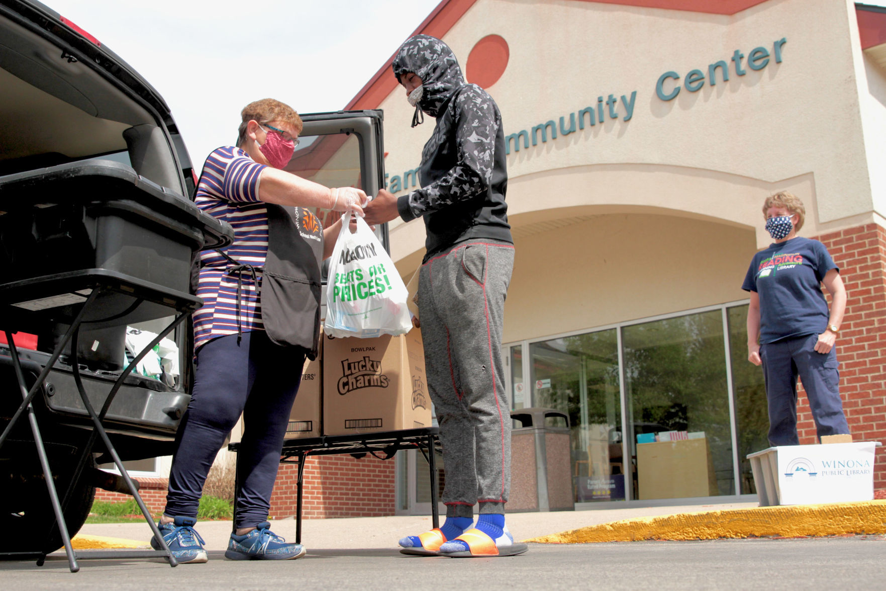 Winona Schools Nutrition Service provide meals for residents